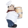 Toothpick Holder Resin Chef Statue Nordic Figurine Restaurant Tabletop Toothpicks