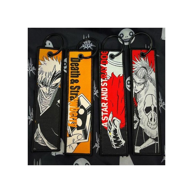 BLEACH Embroidered Anime keychains - Character Choice: Ulquiorra