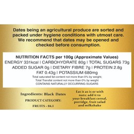 Manna Dates (Hygienically Packed) Free from Any Additives or Preservatives (400)