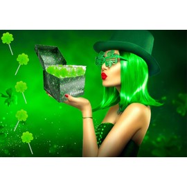 The Dreidel Company The Dreidel Company St. Patrick's Day Green Shamrock Lollipops, Candy Suckers, Party Favor, Individually Wrapped (250-Pack)