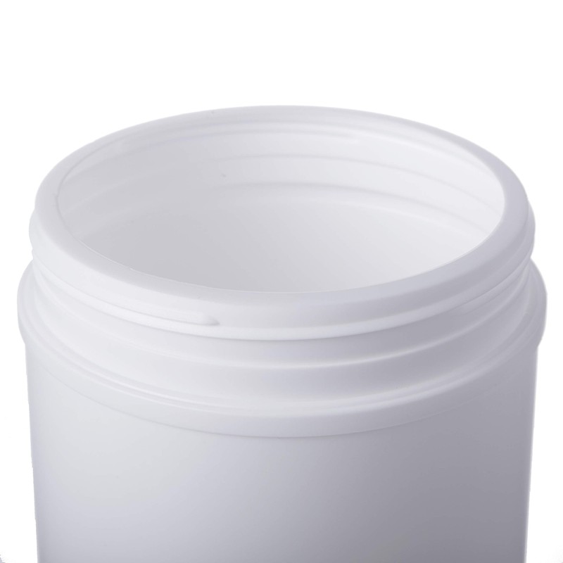 Consolidated Plastics 42591 HDPE Canister, White, 60 oz., 12 Piece