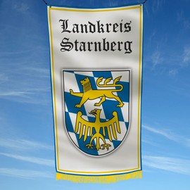 Landkreis Starnberg Germany 3x5 feet Flag Banner Vivid Color Double Stitched Brass Grommets (Starnberg)