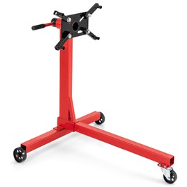 IRONMAX Engine Stand, 3/8 Ton (750 LBS) Capacity Steel Motor Stand with 360 Degree Rotating Head and 4 Adjustable Arms, Rotating Engine Stand for Vehicle Repair Maintenance Restoration