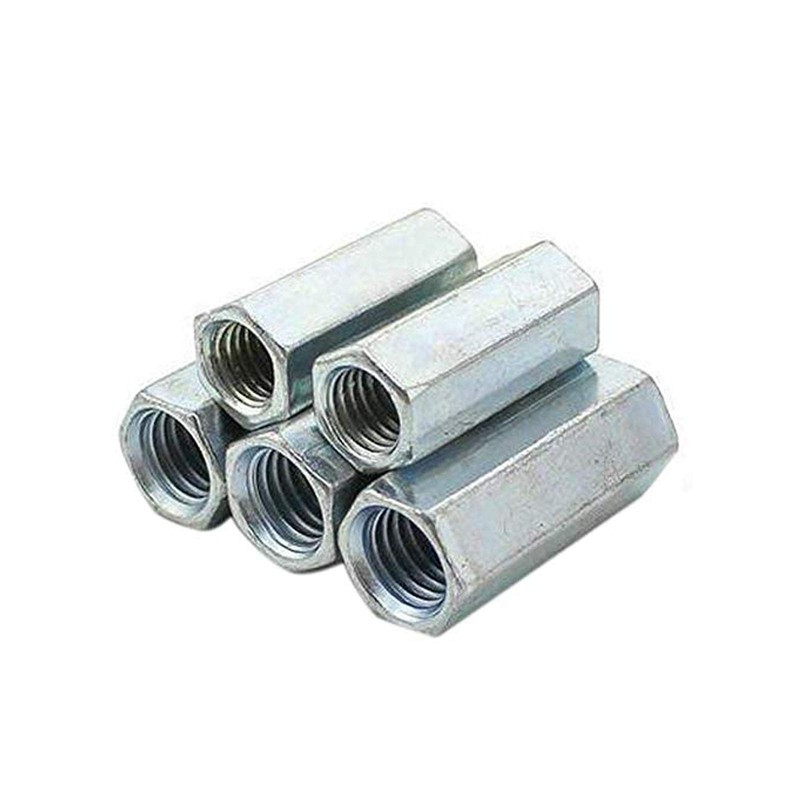 5 Pcs M12 x 1.75 x 36mm Long Rod Coupling
