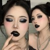 Black Eyeshadow Stick, Metallic Glitter Eye Shadow Crayon Pen Eyeshadows