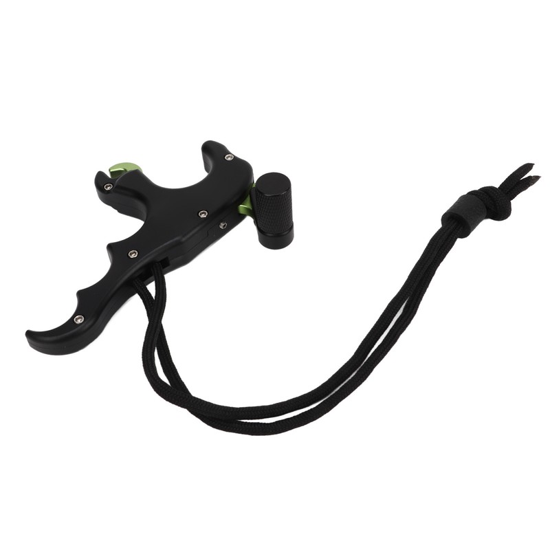 4 Finger Archery Release Aid Grip Adjustable Aluminum Alloy Compound