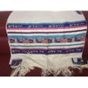 100% Wool Tallit Prayer Shawl Model Seven Species Size 16"