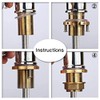 Monobloc Tap Fixing Kit StainlessSteel Faucet Fixing Piece Multipurpose Faucet