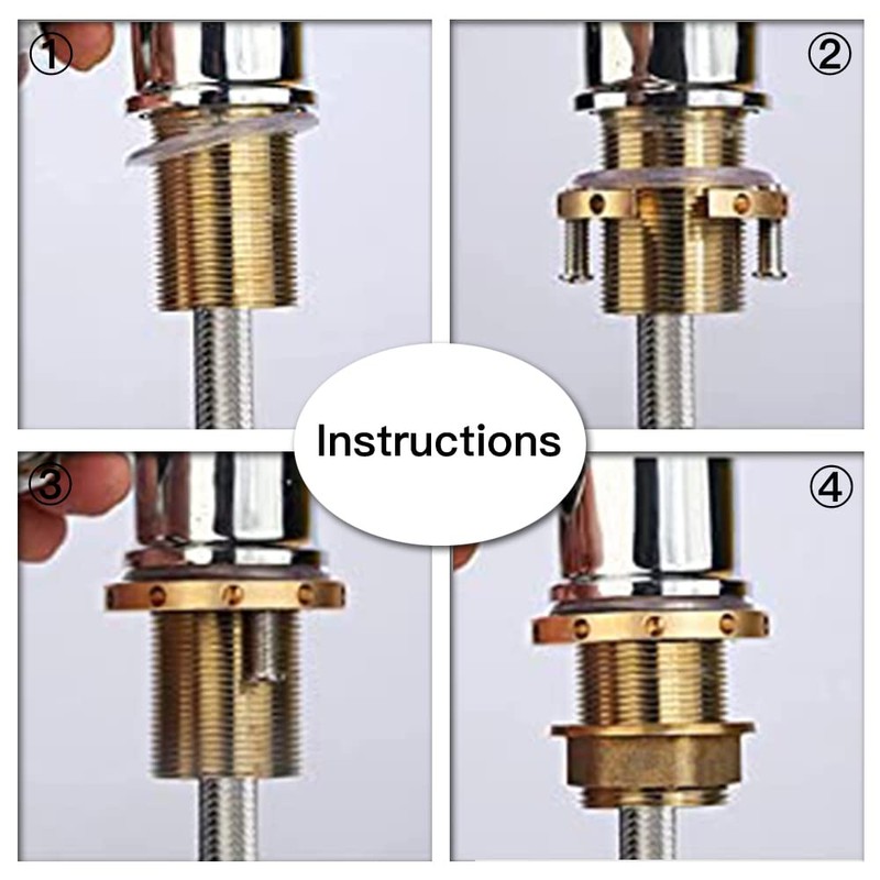 Monobloc Tap Fixing Kit StainlessSteel Faucet Fixing Piece Multipurpose Faucet