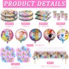 Princess Birthday Party Decorations Kit, Princess Party Supplies Includes Banners,