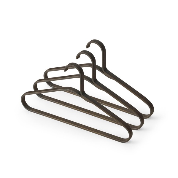 GUDEE CAKON Set of 3 Bamboo Hangers – Eco-Friendly, Strong