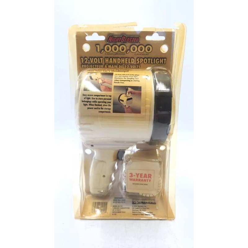 Optronics Nightblaster 1,000,000 Candle Power Light 12V Hand-Held Spotlight Model
