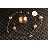 Hanbinsen 20 Strings Crystal Beaded Curtain, Arched Door String Curtain,