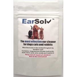 EarSolv™ 50g Cleans Out Ear Wax, Yeast And Mites In Dogs, Cats And Rabbits. ** 100% GUARANTEED **