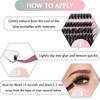 Lash Clusters Extension 280PCS Soft Individual Clusters Eyelash Extension 30