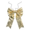 Vickerman 18" x 23" Gold Metallic Outdoor Christmas Bow with
