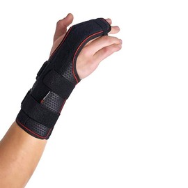 Orliman Semicircular Wrist Support with Palmar Splints - Back/2nd and 3rd Metallic Wrists (3, Right)
