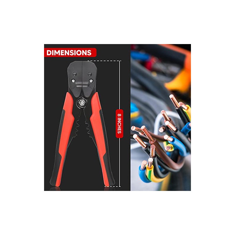 YIYITOOLS Herramienta de pelado de cables, herramienta de pelacables automática