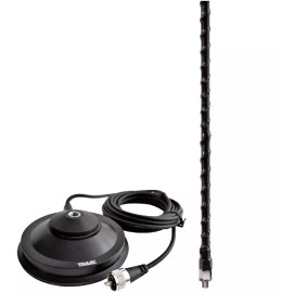 TRAM CB Mobile Radio Antenna With 5" Magnet Mount RG58 Cable PL259 Connector TRAM - 4BHC-265R