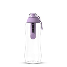 DAFI Water Bottle with Filter 0.3 L Purple - BPA-Free Water Bottle with Water Filter, Sports Bottle with Filtered Water for Travel, Filter Bottle Outdoor + Activated Carbon Filter Water Bottle