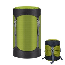 PSFXBM 11L Compression Stuff Sack, Compression Stuff Sack for Sleeping Bag, Nylon Stuff Sack StorageBag, Lightweight Waterproof Compact for Outdoor Camping Hiking Backpacking Travelling Trekking