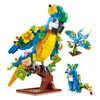 LNCHENQI 3 in 1 - Cat, Parrot, Butterfly Animal Building