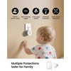 Zoiinet Remote Control Outlet Plug with 2 Switches, Buckle Design