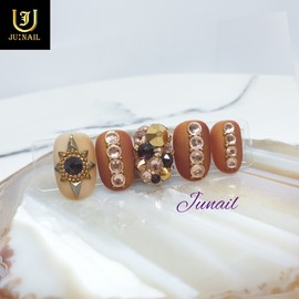 ⚜️Luxury Swarl handmade nail tips⚜️ - Short C curve coffin / ⚜️명품스왈 수제네일팁⚜️ - 숏C커브코핀