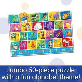The Learning Journey: Jumbo Floor Puzzles - Alphabet - Extra Large Puzzle Measures 3 ft by 2 ft - Preschool Toys & Gifts for Boys & Girls Ages 3 and Up (436318)