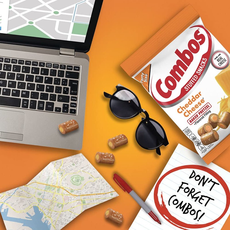 Combos Cheddar Cheese Baked Pretzel Snacks, 13.5 Oz. Bag, 13.5