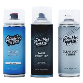 ScratchesHappen Exact-Match Spray Paint - White Gold Crystal (065/A0074) Tricoat for Lexus - Preferred (Paint + Clear Coat + Primer)