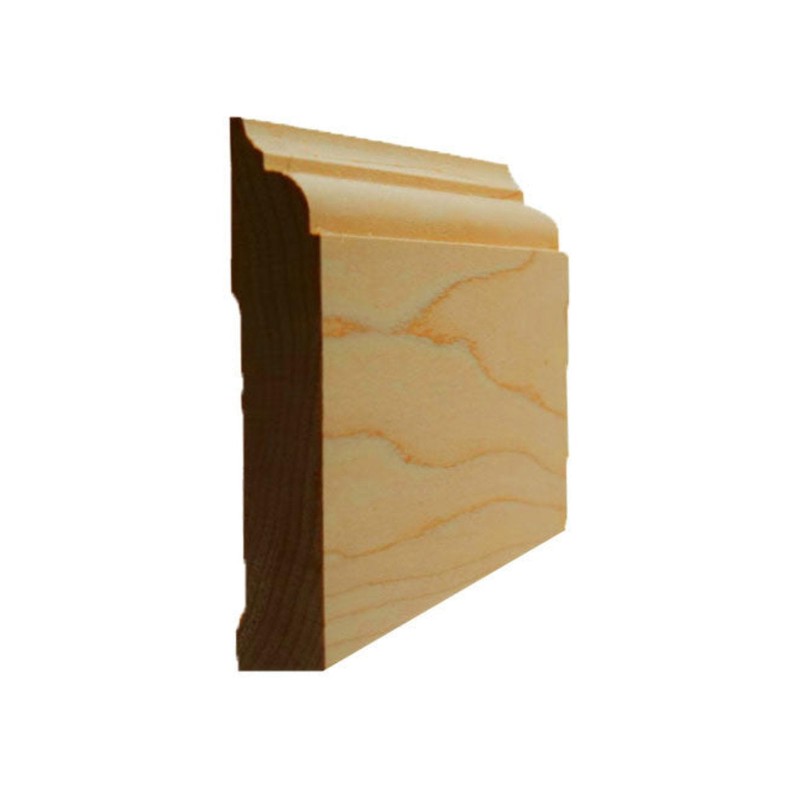 EWBB22 Nose & Cove 3-1/2" Tall x 11/16" Baseboard Moulding.