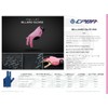 CPBA Professional Billiards Glove (Pink, X-Small, Left hand Open Finger)