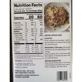 Trader Joe’s Hearts Of Palm Ready Pasta Linguini Gluten Free Vegan Noodles 9oz