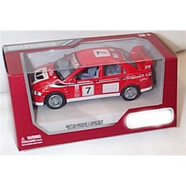 K’INSMAR’T Mitsubishi Lancer Evolution V11 WRC red White no7 Tommi car pull back and go action 1:36ish diecast model