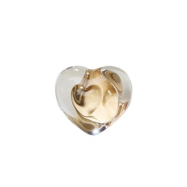 MAXWOLF Heart-Shaped, Vintage-Inspired Crystal Brass Cabinet Knob | Elegant Single-Hole Hardware in Crystal & Brass | Romantic Home Decor for Kitchen/Bath Cabinets & Modern Chic Interiors (6)