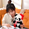Champracer Panda Cuddly Toy, Cuddly Soft Cartoon Panda with Christmas