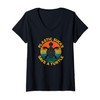 Womens Plastic Sucks Save A Turtle V-Neck T-Shirt