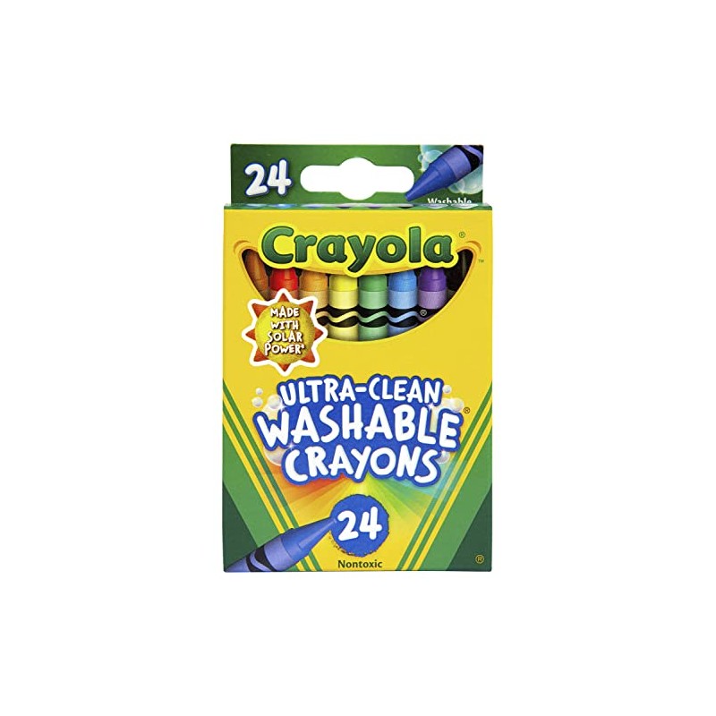 Crayola Ultra Clean Washable Color Max Crayons, Standard Size, Set