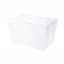 Rubbermaid Commercial Products Food Storage Box/Tote, 5 Gallon, Clear, for Restaurant/Kitchen/Cafeteria