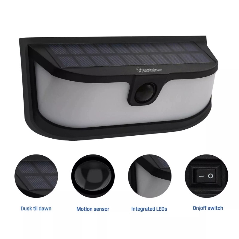 Westinghouse 1200 Lumen Solar LED Motion Activated Wall Lights