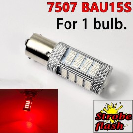 YAN Strobe Red 7507 BAU15S PY21W 92 LED Projector Bulb Rear Signal Light Y1 JP USA N