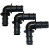 Agralan AS33 Soaker Hose Elbow Connectors (Pack of 3)