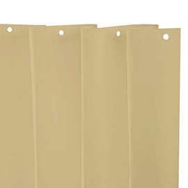 Kenney, Taupe Lightweight Mildew-Resistant PEVA Shower Curtain Liner, 70" W x 72" H