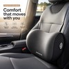 Car Lumbar Support Pillow for Driving – Memory Foam Back