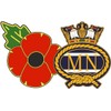 Merchant Navy Poppy Car Sticker - in Support of Veterans