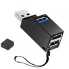 USB Hub,3 Port High Speed Splitter Plug and Play Bus Powered for Surface Pro,XPS,Notebook PC,USB Flash Drives, MacBook, Mac Pro/Mini,iMac, Mobile HDD