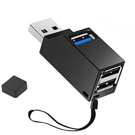 USB Hub,3 Port High Speed Splitter Plug and Play Bus Powered for Surface Pro,XPS,Notebook PC,USB Flash Drives, MacBook, Mac Pro/Mini,iMac, Mobile HDD