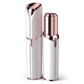 Facial Hair Removal for Women: Electric Hair Removal Device - Rechargeable Painless Face Razor for Chin Upper Lip Peach Fuzz with Light Gifts for Women(White)