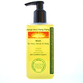 Ylang Ylang Wash Hand & Body Wash, Shower Gel, Liquid Soap, Handmade. Vegan. Natural Skin Care (Ylang Ylang Wash, 250 ml)